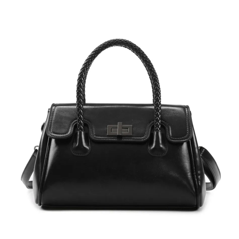 Women's Luxury Leather Handbag – Designer Crossbody Shoulder Bag