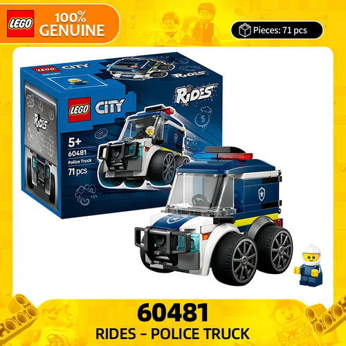LEGO City 60481 Police Truck – 71 Pieces, Ages 5+