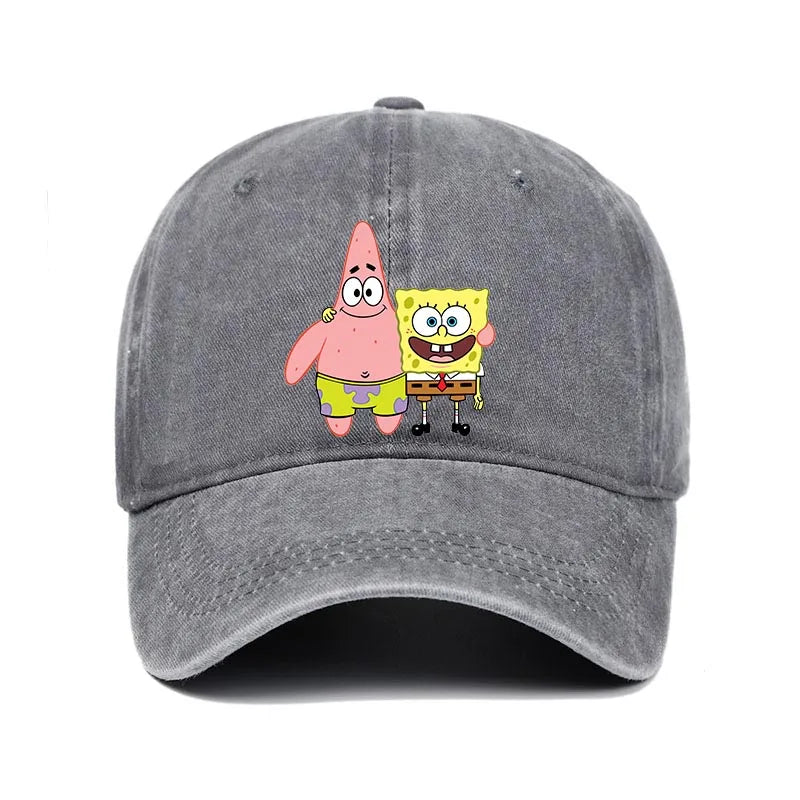 SpongeBob & Patrick Baseball Cap – Adjustable Cartoon Hat