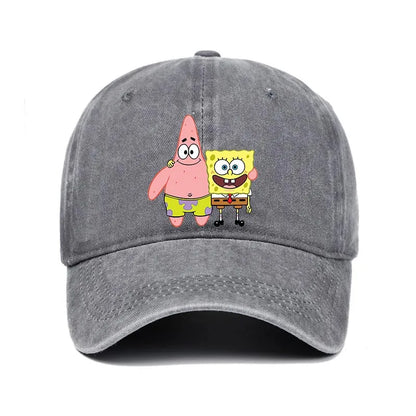 SpongeBob & Patrick Baseball Cap – Adjustable Cartoon Hat