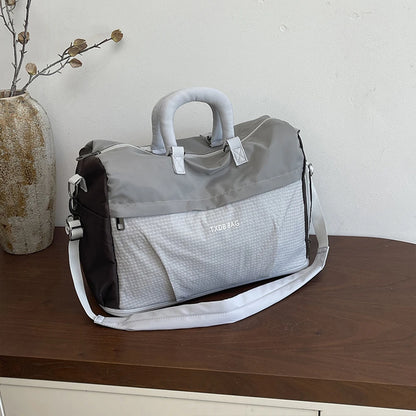 Expandable Travel Duffle Bag with Detachable Shoulder Strap