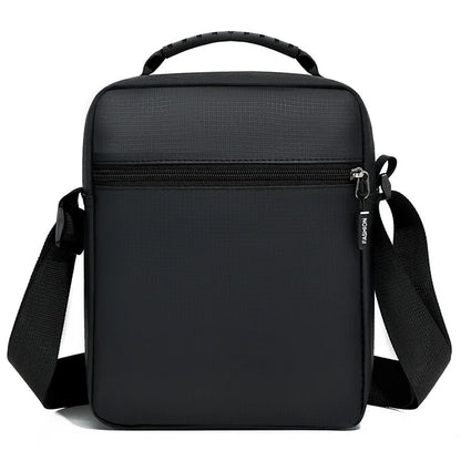 Men's Messenger Shoulder Bag – Lightweight Oxford Crossbody