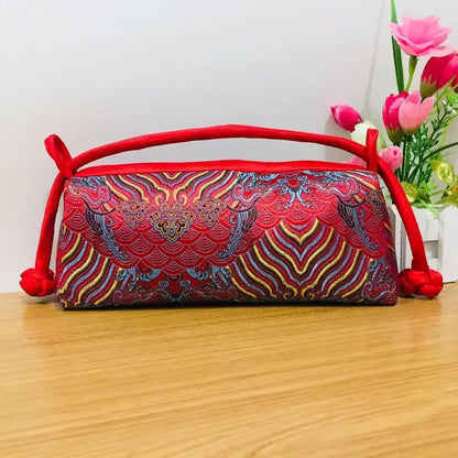 Chinese Silk Embroidery Handbag – Women's Floral Brocade Tote Bag