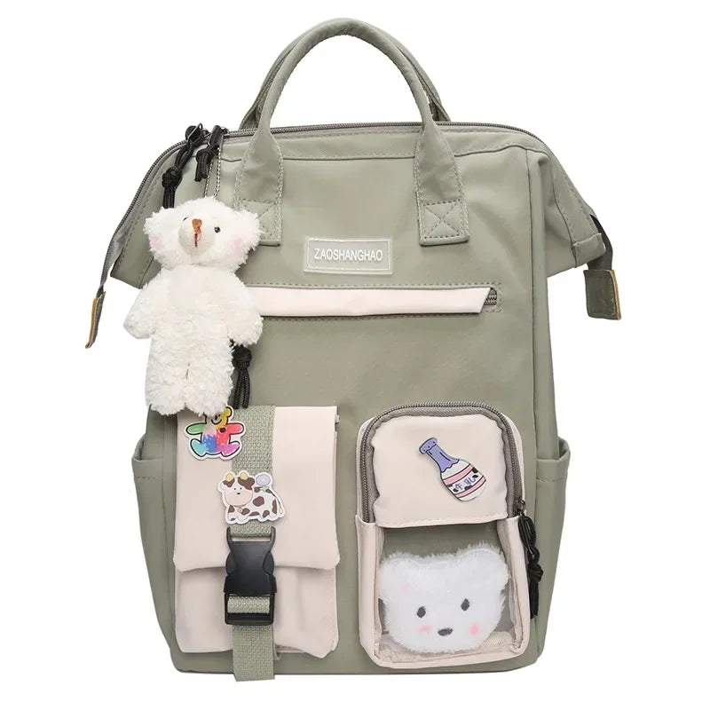 Kawaii Backpack for Women Teen Girls Cute School Bag