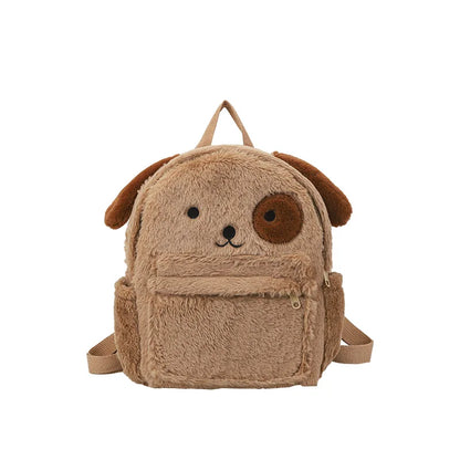 Cute Plush Shoulder Bag Women Large Capacity Furry Tote Handle Comfortable Versatile Texture