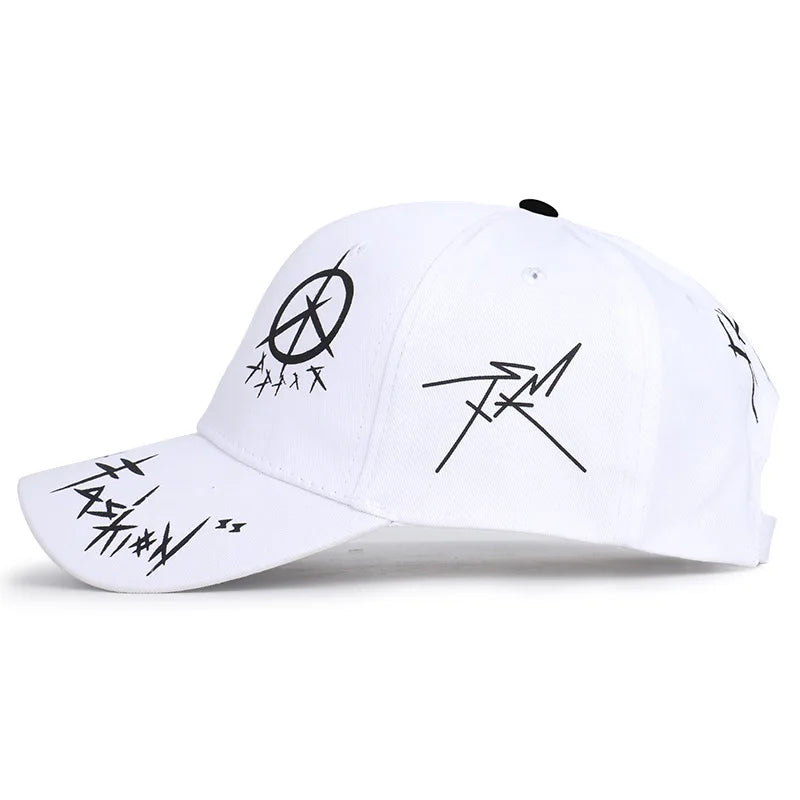 Graffiti Print Baseball Cap – Hip Hop Snapback Hat Unisex