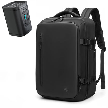 Vacuum Compression Travel Backpack – 16" Laptop, Waterproof, Business & Outdoor