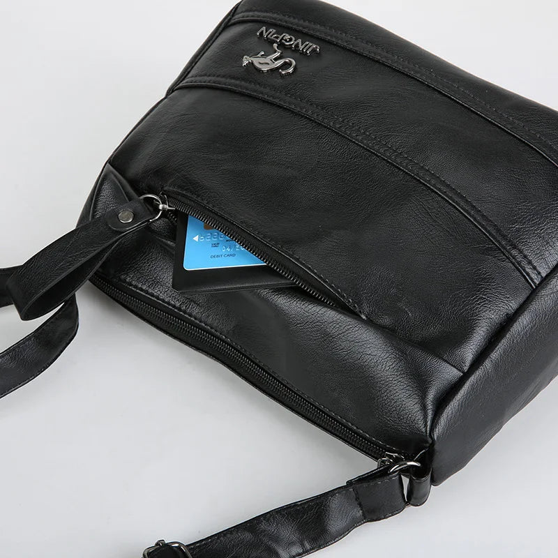 Women's PU Leather Crossbody Shoulder Bag