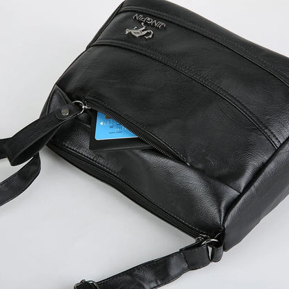 Women's PU Leather Crossbody Shoulder Bag