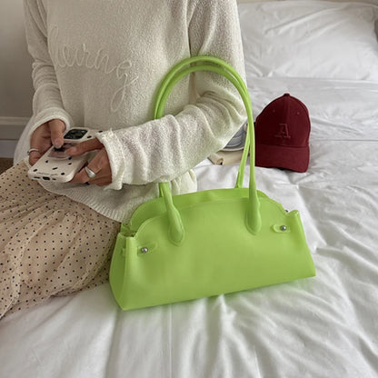 Jelly PVC Shoulder Bag – Women's Large Capacity Dumpling Bag