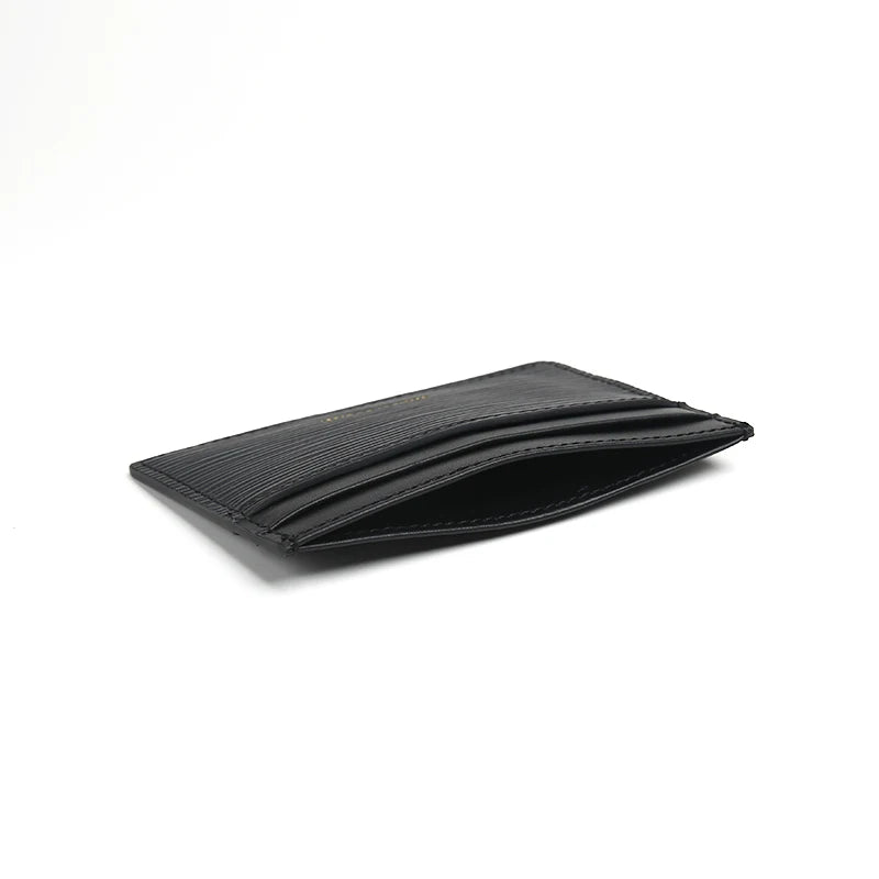Epi Leather Card Holder Wallet – Custom Name Engraved