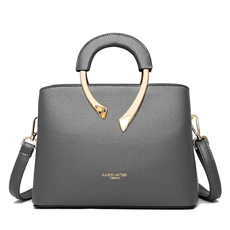 Leather Crossbody Shoulder Bag for Women – Luxury Designer Tote