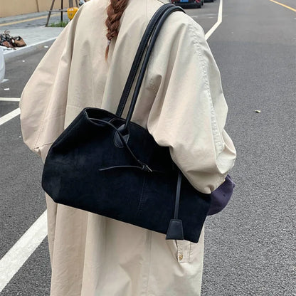 Retro PU Leather Shoulder Handbag for Women