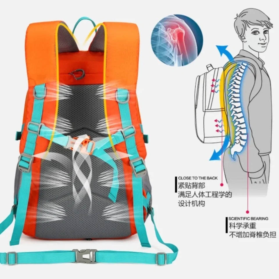 25L Outdoor Hiking Backpack for Men & Women – Lightweight Travel Daypack