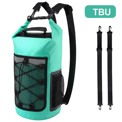 25L Waterproof Roll-Top Dry Bag Backpack for Beach & Water Sports