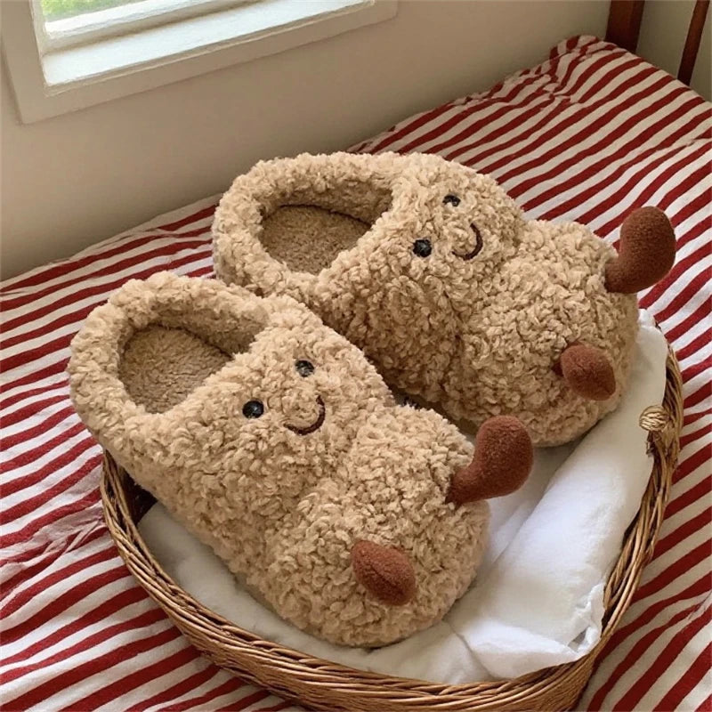 Cute Novelty Home Slippers – Dachshund, Croissant & Food Designs