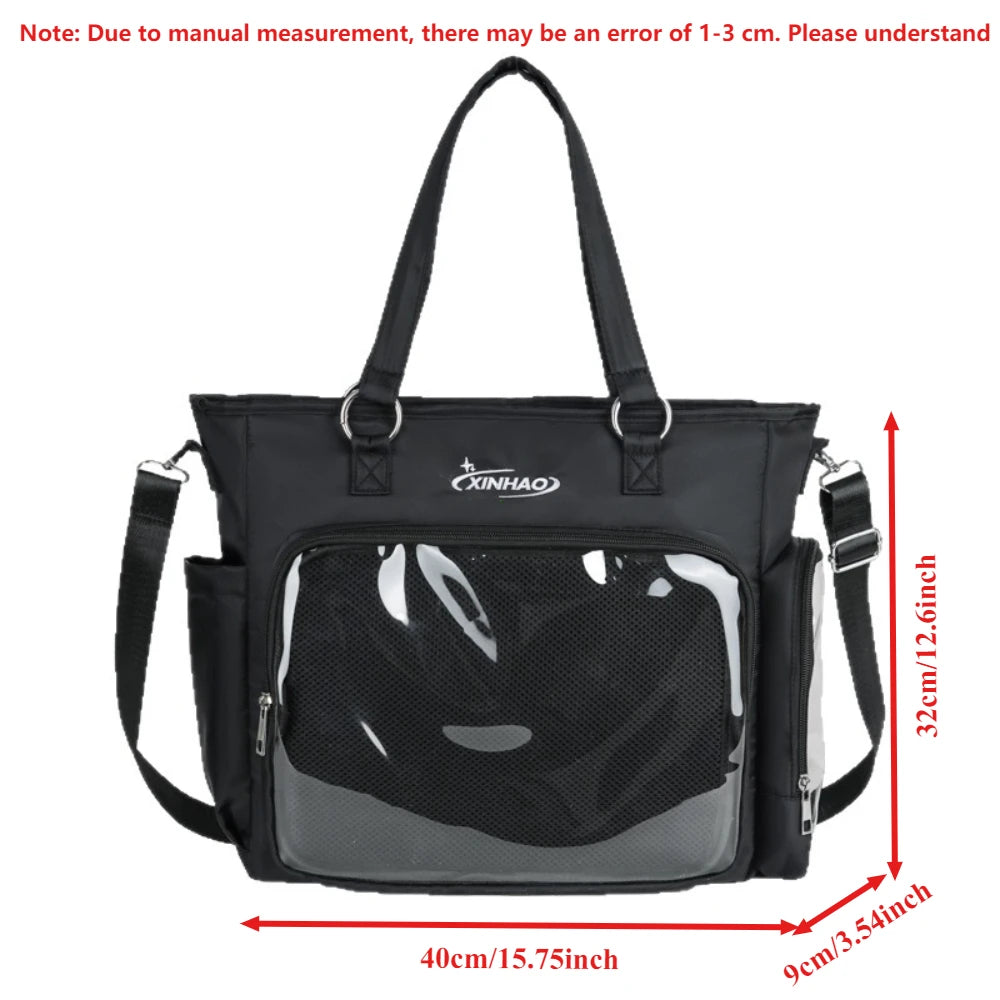 Kawaii Ita Bag Large Capacity Transparent Window Shoulder Bag