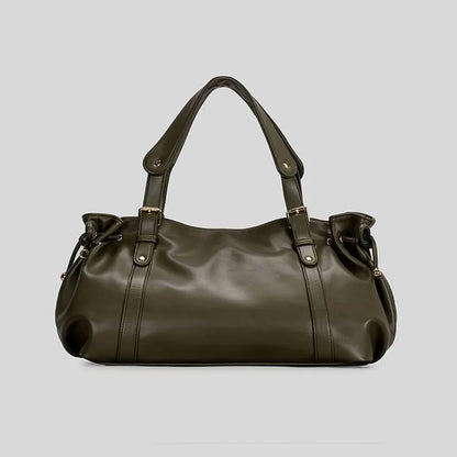 Boston Handbag - Large Capacity Soft Leather Shoulder Bag for Women