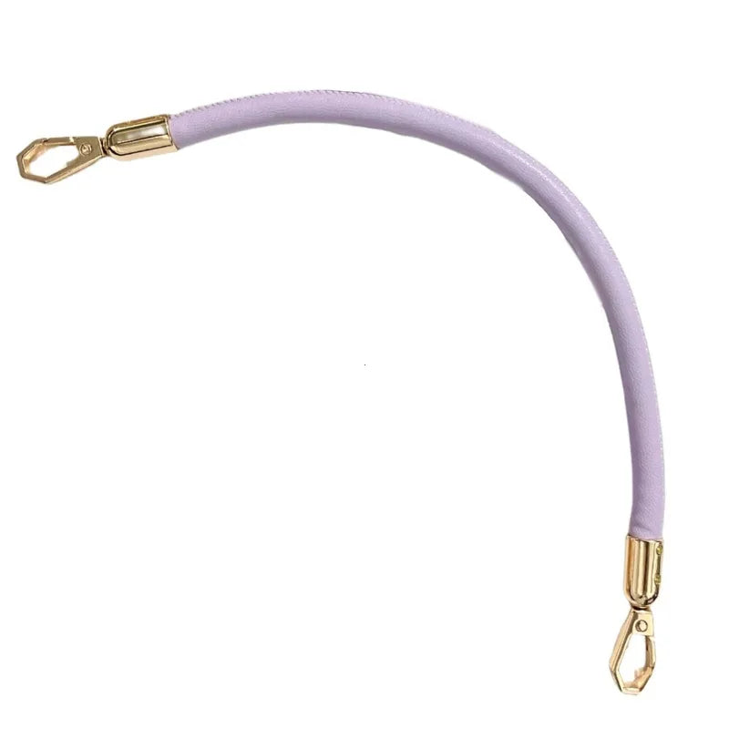 PU Leather Bag Handle Strap with Gold Chain Buckle – 40cm