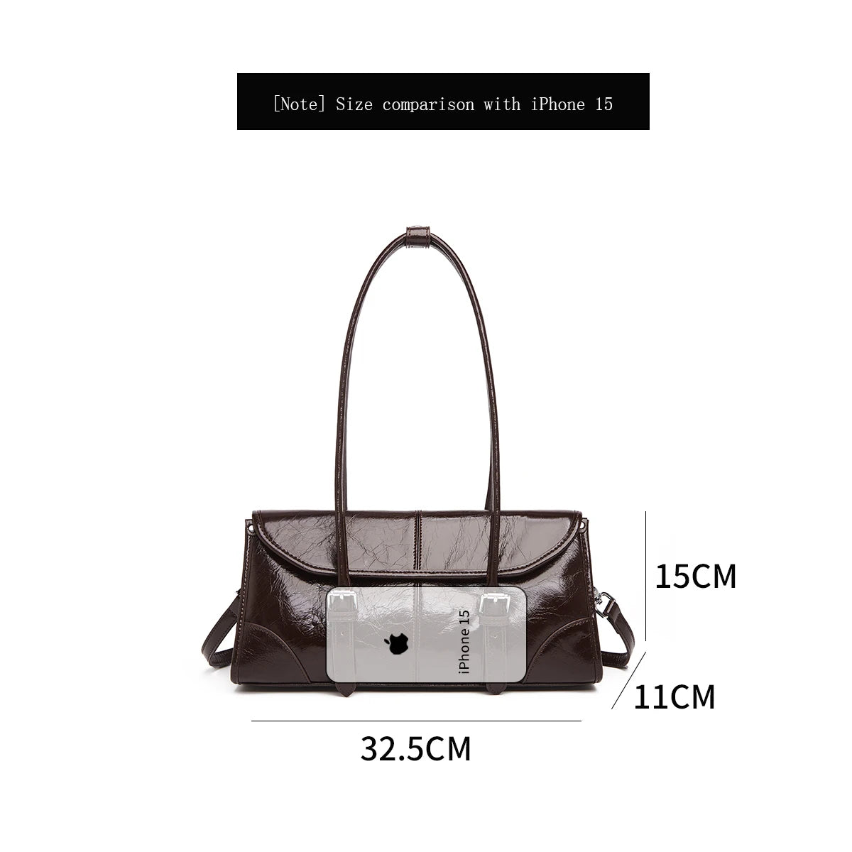 Foxer Women S Shoulder Bag Genuine Leather Retro Female Tote Underarm Versatile Large Capacity