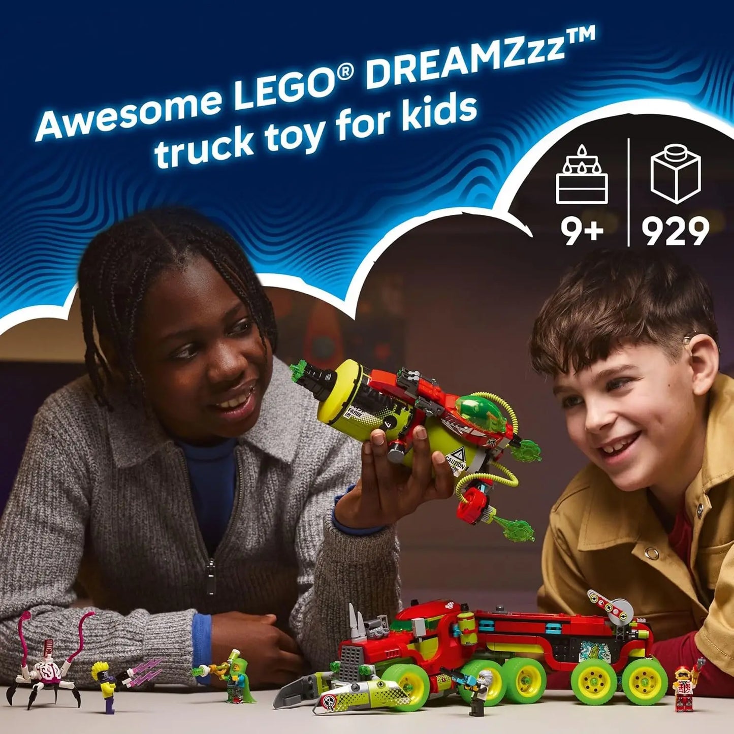 LEGO DREAMZzz 71499 Mateo's Spray Paint Truck – 929 Pieces 2-in-1