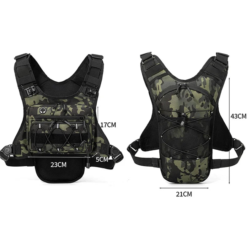 Running Chest Pack Hydration Vest – Tactical Sports Bag for Men & Women