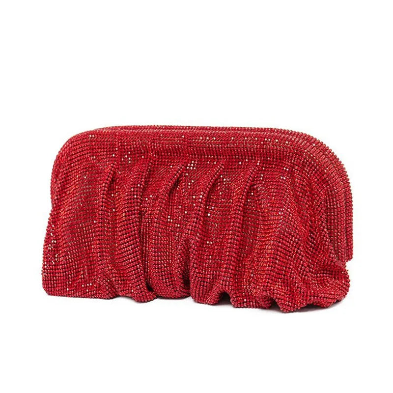 Diamond Evening Clutch Bag – Women's Crystal Party Purse