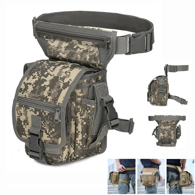 Tactical Drop Leg Bag – Men's Military Waist Pack