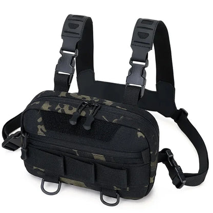 Tactical Chest Rig Bag – Front Vest Pouch for Outdoor Use