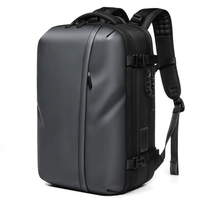 60L Vacuum Compression Travel Backpack – 17" Laptop, One-Click Pump, Hiking & Business