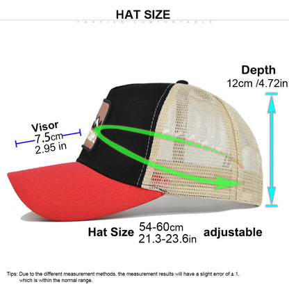 Mesh Breathable Baseball Cap – Embroidery Letter Outdoor Sports Hat