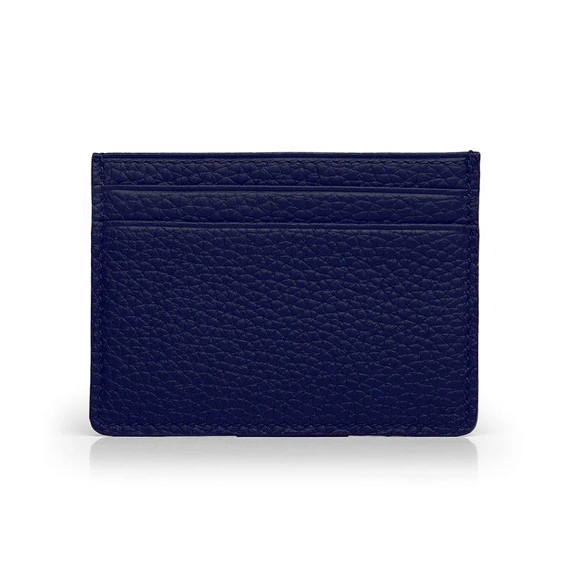 Monogram Pebble Leather Card Holder Wallet – Women & Men