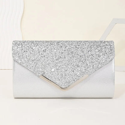 Sparkling Sequin Evening Clutch Bag for Wedding & Formal Events