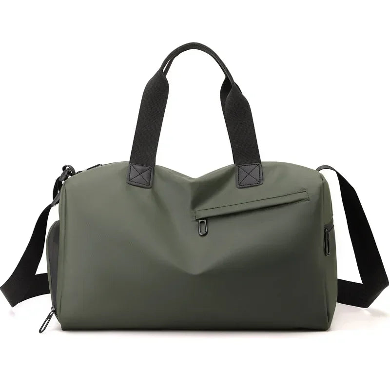 Zipper Large Capacity Oxford Travel Bags Solid Fitness Thickened Fabric Waterproof Luggage Sports