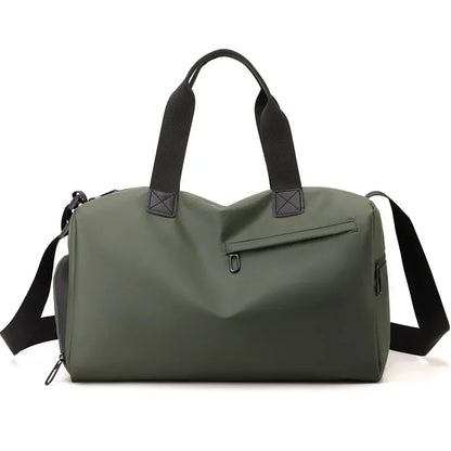 Zipper Large Capacity Oxford Travel Bags Solid Fitness Thickened Fabric Waterproof Luggage Sports