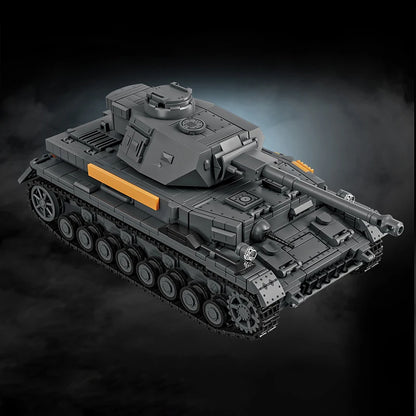 Medium Tank MOC Building Set – 1:28 Scale Military Blocks Kit