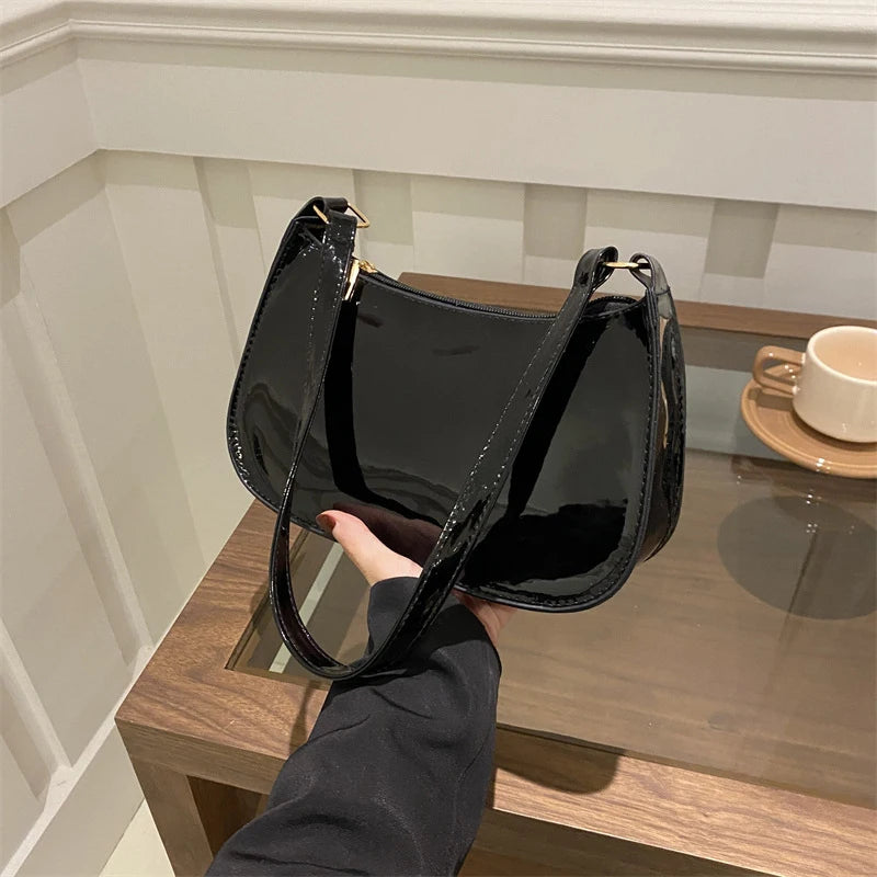 Hobo Shoulder Bag – Women's Retro PU Leather Underarm Purse