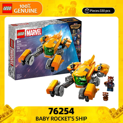 LEGO Marvel 76254 Baby Rocket's Ship Building Set – 330 Pieces