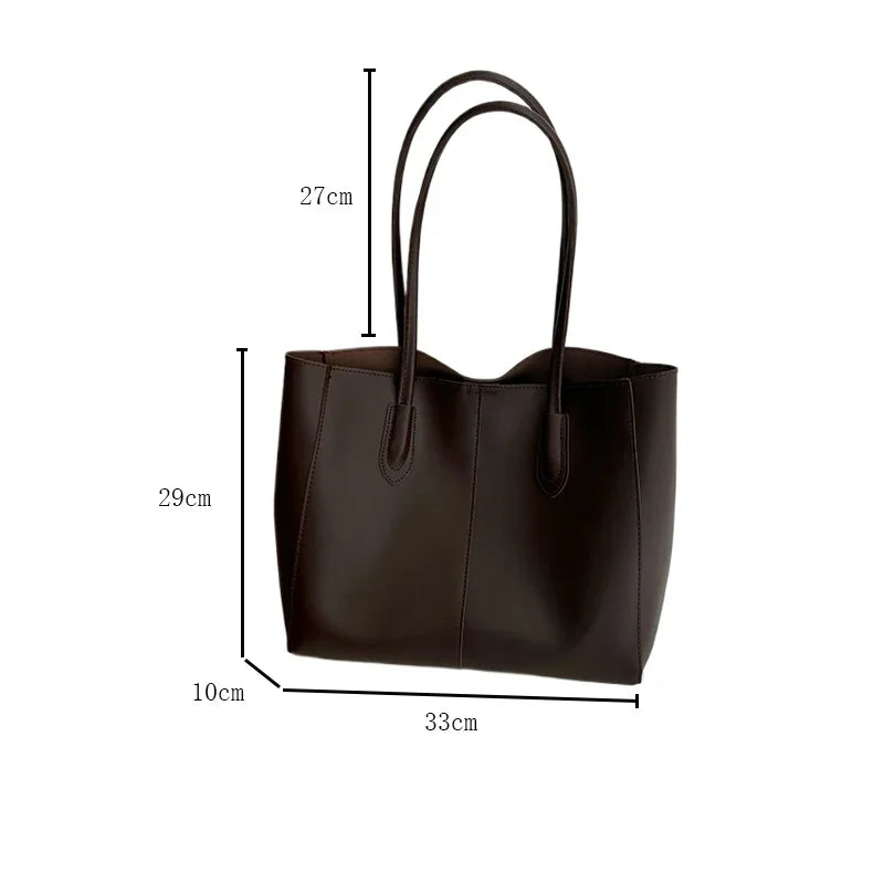 Large Capacity Vintage Tote Bag – Women's Shoulder Bag