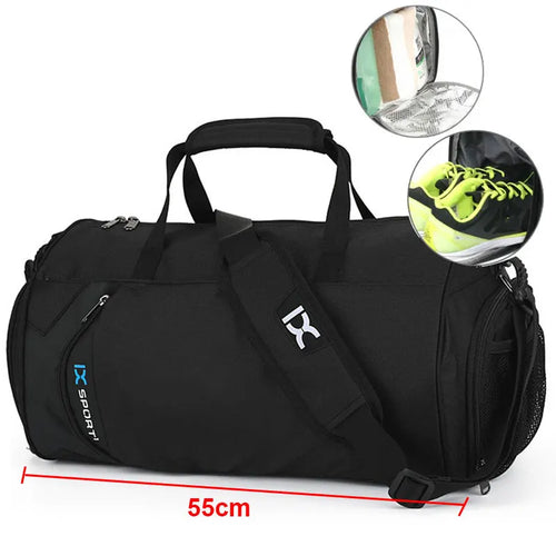Gym Duffel Bag with Dry Wet Separation & Shoe Compartment