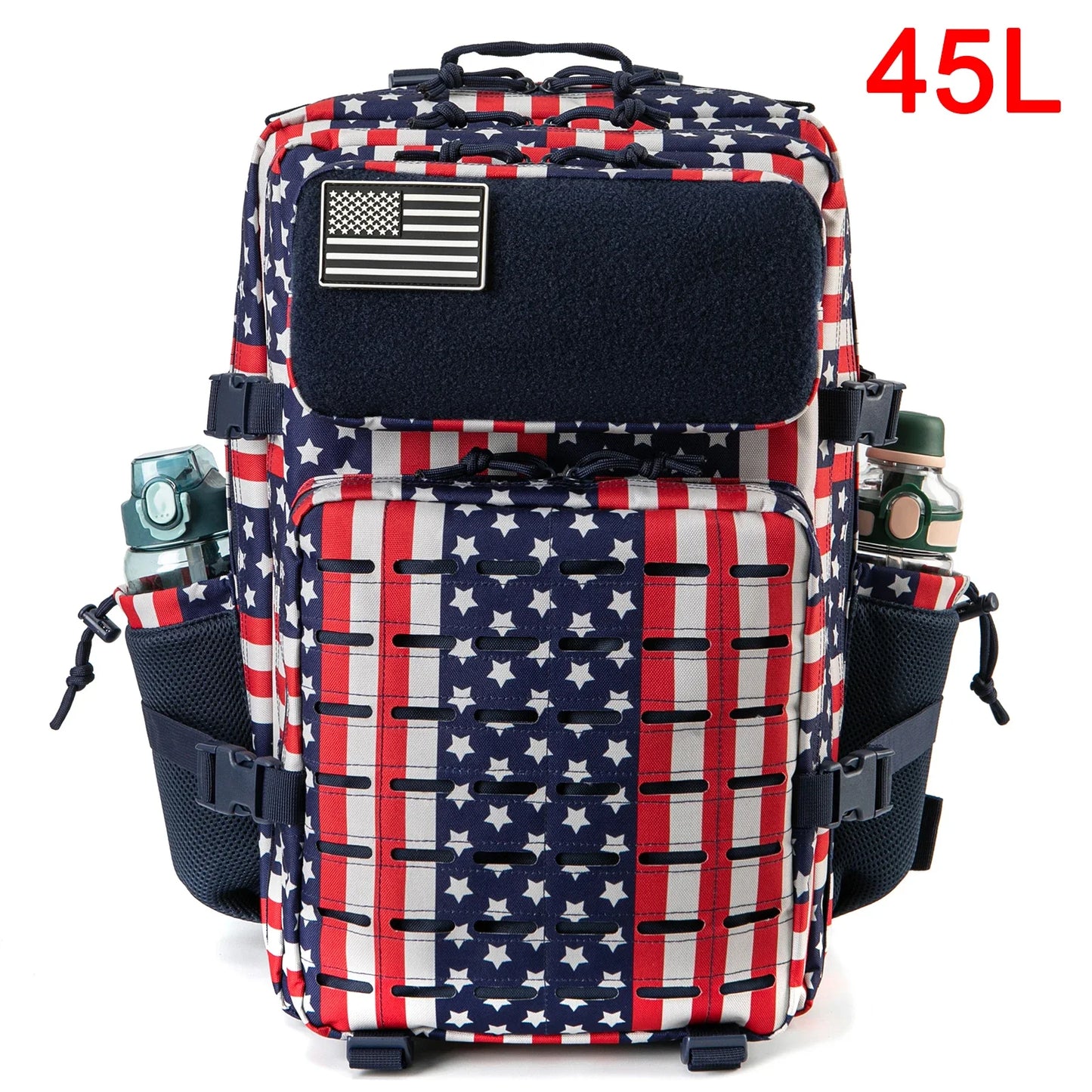 Tactical Hiking Backpack MOLLE 25L & 45L with Dual Cup Holders