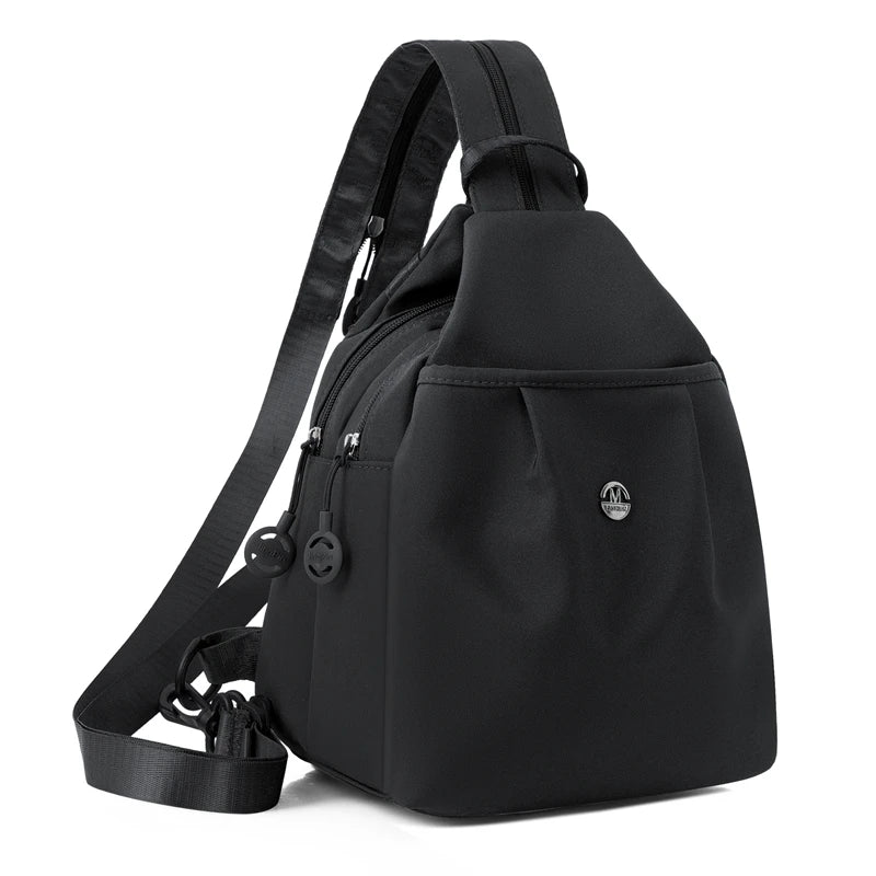 Women's Crossbody Sling Bag – Lightweight Multi-Pocket Chest Bag