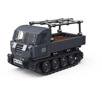 WWII 38t-A Light Tank Building Blocks Set – Military Brick Model