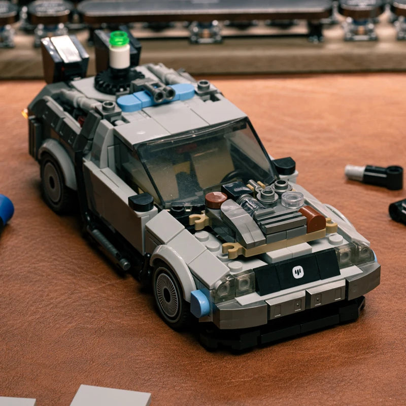 Back to the Future DeLorean Building Blocks – MOC 3-in-1 Car Model