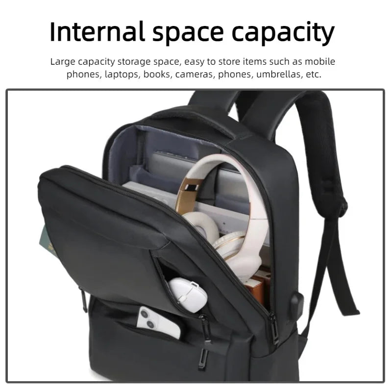 Men's Laptop Backpack – Large Capacity Business Travel Bag