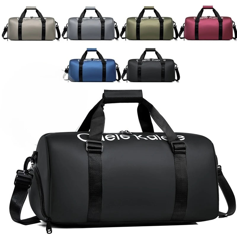 Waterproof Gym Duffle Bag with Shoe Compartment – Large Capacity Sports Bag