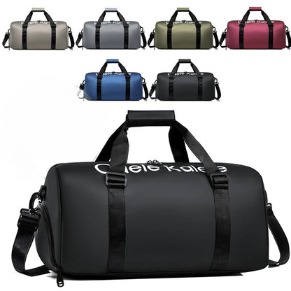 Waterproof Gym Duffle Bag with Shoe Compartment – Large Capacity Sports Bag
