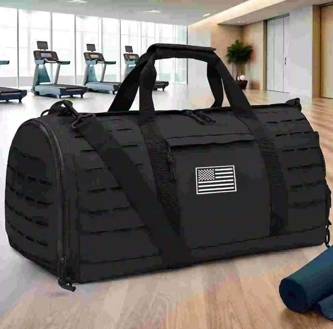 40L Tactical Duffel Bag – Military MOLLE Gym & Travel Bag
