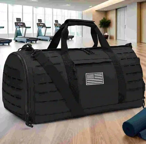 40L Tactical Duffel Bag – Military MOLLE Gym & Travel Bag