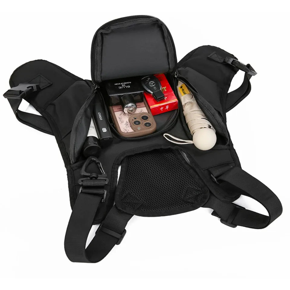 Tactical Chest Bag for Men – Streetwear Vest Pack with Large Capacity